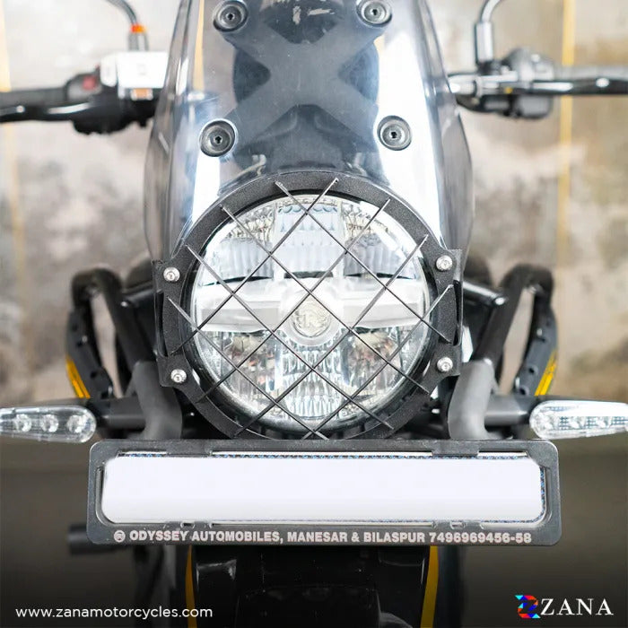 HEADLIGHT GUARD BLACK TYPE-2 FOR HIMALAYAN 450