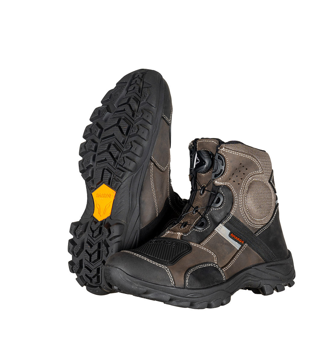 Savage Short Adventure Touring Boots - Black
