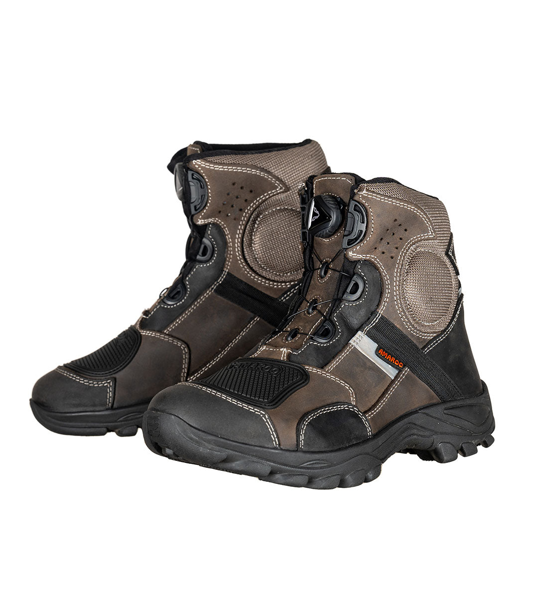 Savage Short Adventure Touring Boots - Black
