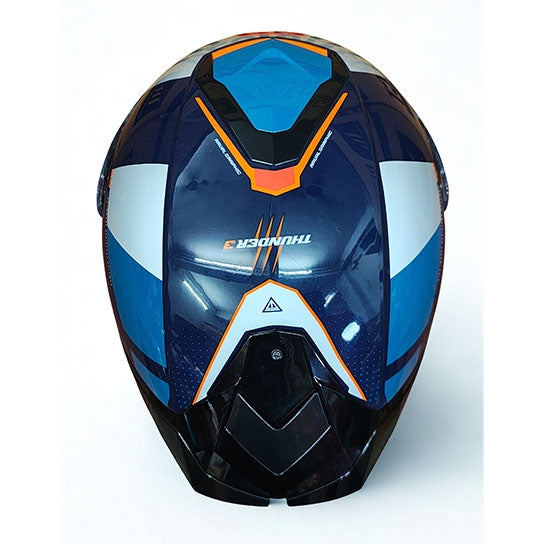 Thunder 3 Sv Pro Arual C7 - Motorcycle Riding Helmet (Gloss Blue/Black)