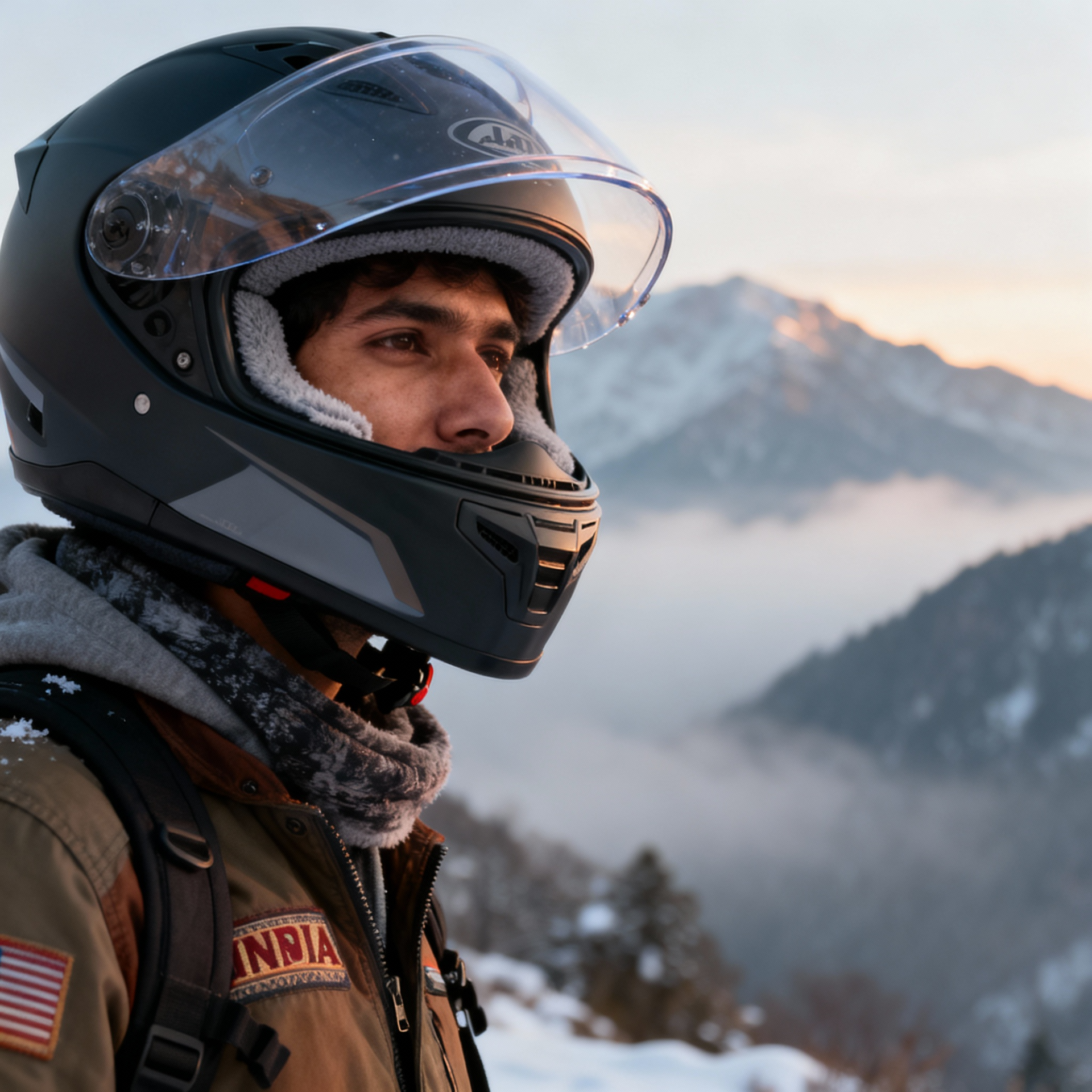 good winter motorcycle helmet LOW PRO Snow Certified - Matte Black Extreme durability in a low profile Modular Full Face Snowmobile Helmets