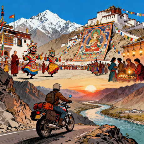 Five Festivals Around Leh–Ladakh from July to December: A Rider’s Festival Guide