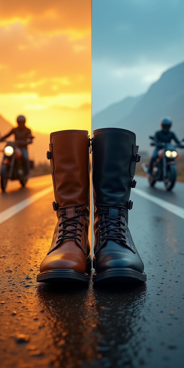 Leather vs Synthetic Motorcycle Boots – What Indian Riders Should Know