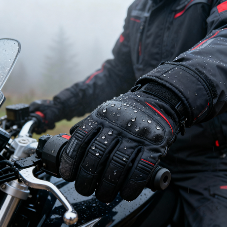 Winter Riding Gloves with Waterproof Features for Monsoon-Winter Transition for Indian Bikers
