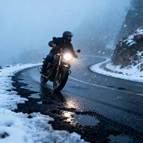 Winter Riding Safety: How to Avoid Spotting and Other Seasonal Road Hazards
