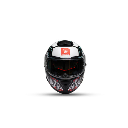 Thunder 3 Sv Pro T-X A7 - Motorcycle Riding Helmet + Visor (Gloss White/Black)