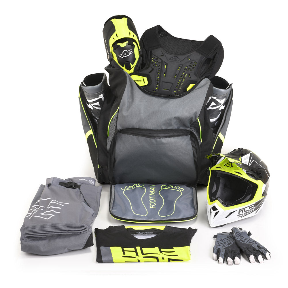 Jerla - Universal Backpack for Motrocyclists (Black/Yellow)