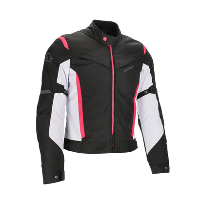 X-Mat 2.0 - CE Certified Women's Riding Jacket (Black/Pink)