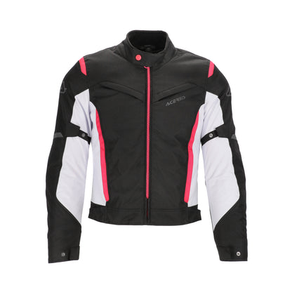 X-Mat 2.0 - CE Certified Women's Riding Jacket (Black/Pink)
