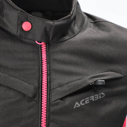 X-Mat 2.0 - CE Certified Women's Riding Jacket (Black/Pink)