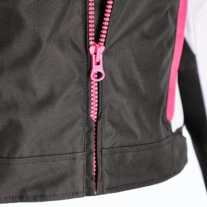X-Mat 2.0 - CE Certified Women's Riding Jacket (Black/Pink)