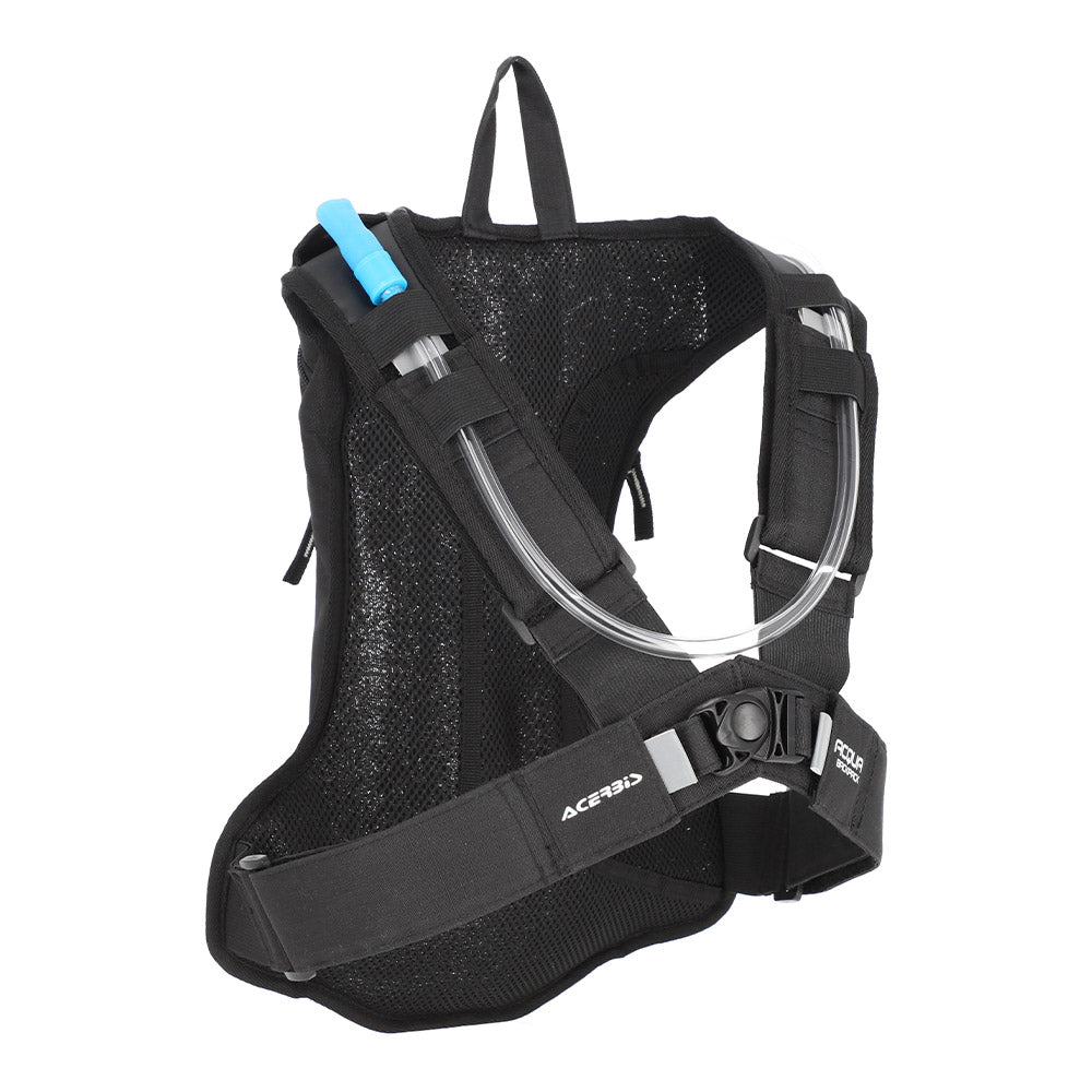5L Backpack Acqua Logo - Black/White