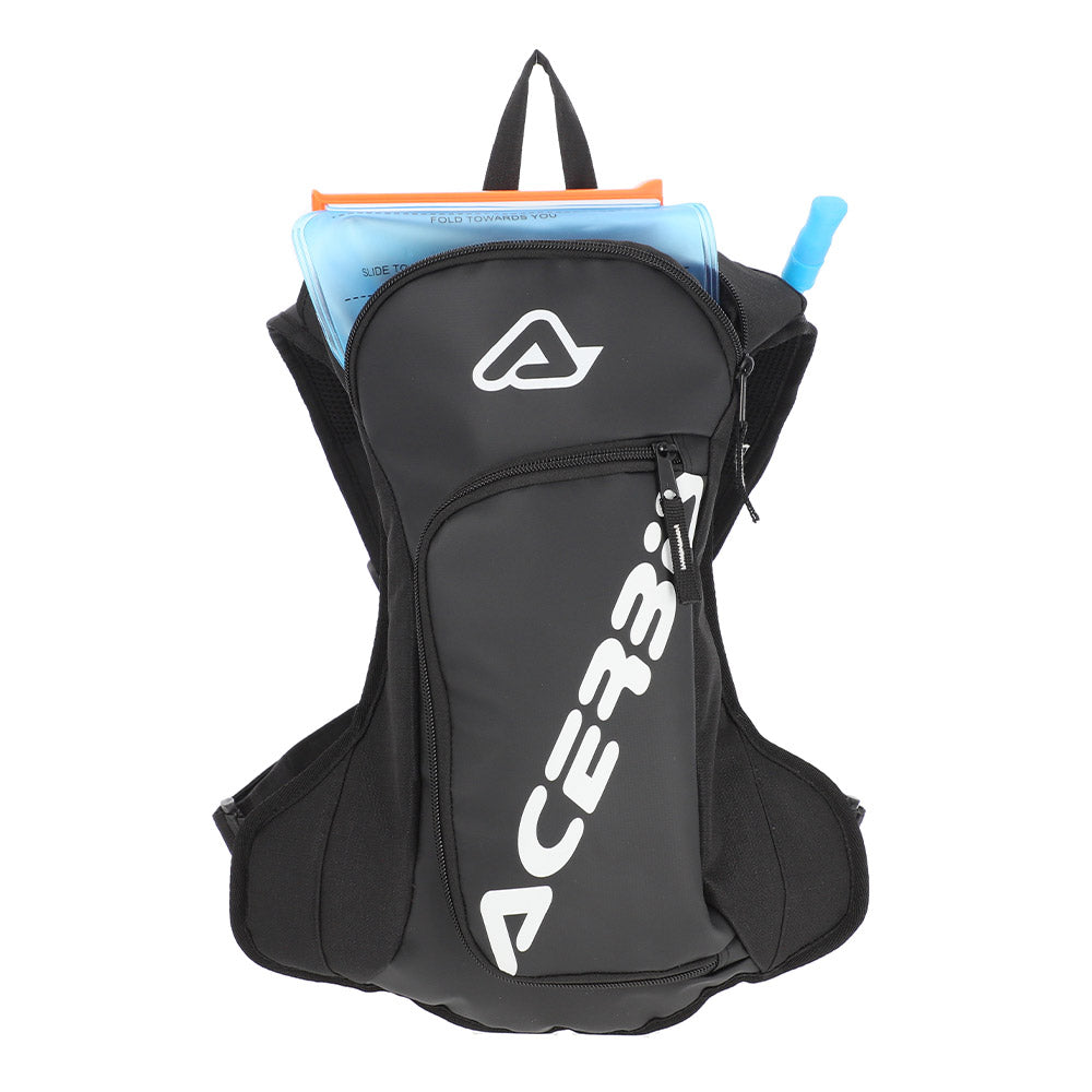 5L Backpack Acqua Logo - Black/White