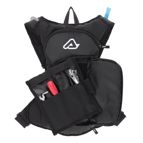 5L Backpack Acqua Logo - Black/White
