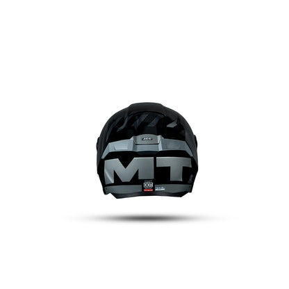 Hummer Air F2 - Motorcycle Riding Helmet (Gloss Black/Grey)