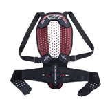 Nucleon Plasma Back Protector With Strap - Black White Red