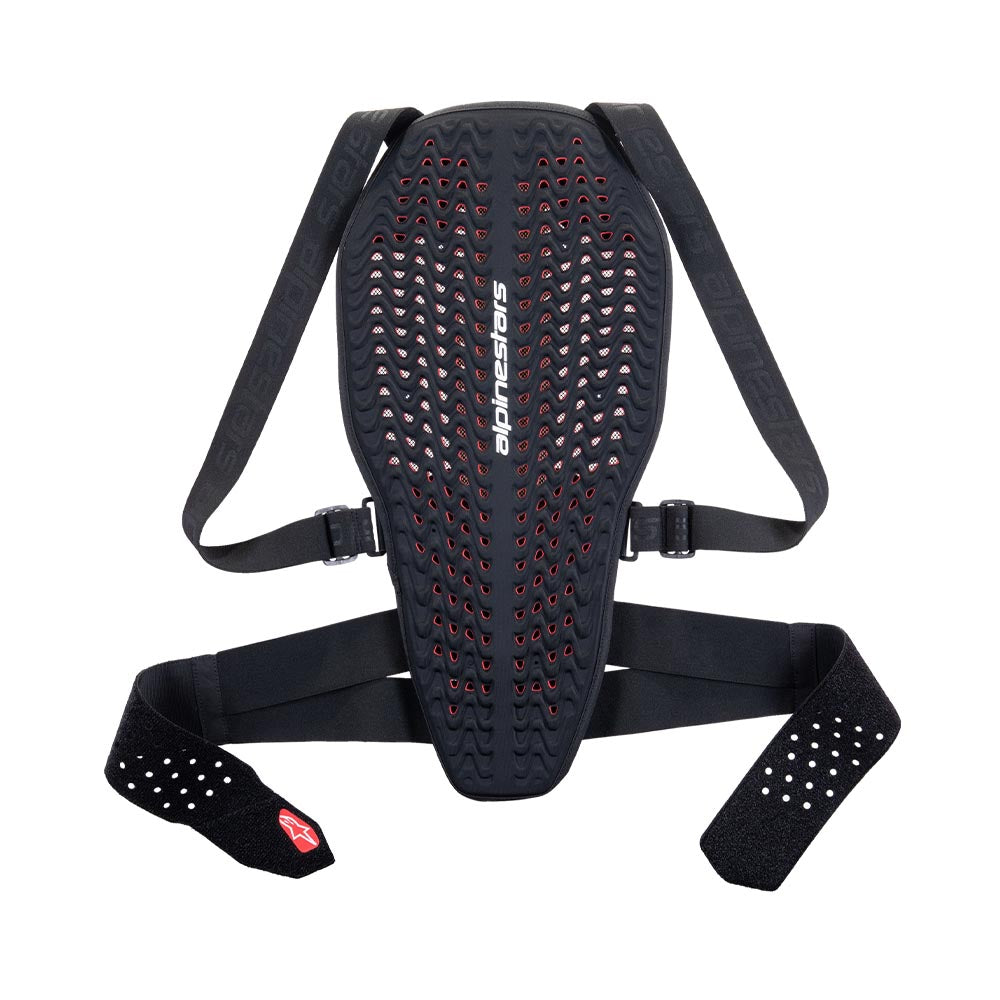 Nucleon Plasma Back Protector With Strap - Black White Red