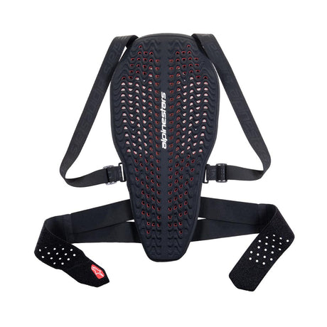 Nucleon Plasma Back Protector With Strap - Black White Red