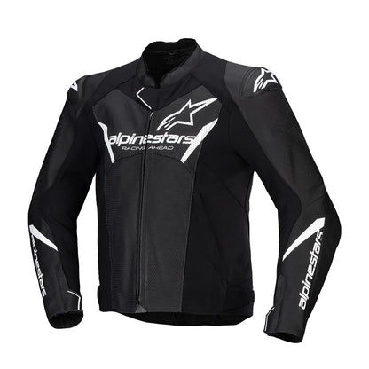 Faster V3 Airflow - Leather Jacket (Black/White)