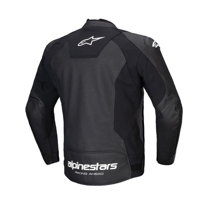 Faster V3 Airflow - Leather Jacket (Black/White)