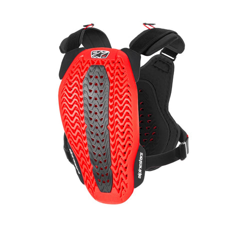 A-5 Plasma Chest Protector - Black Red White