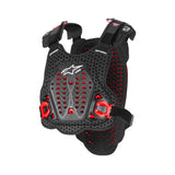 A-5 Plasma Chest Protector - Black Red White