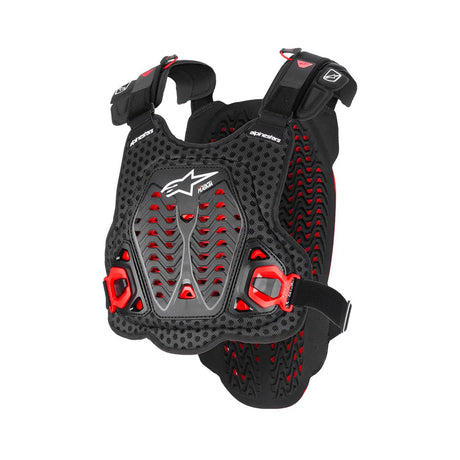 A-5 Plasma Chest Protector - Black Red White