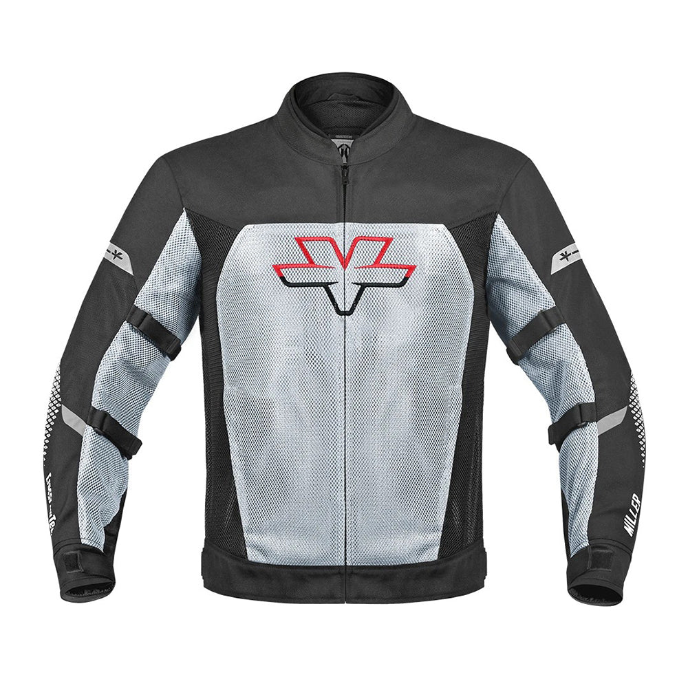 Miller – Street Mesh Riding Jacket With Liners - Black