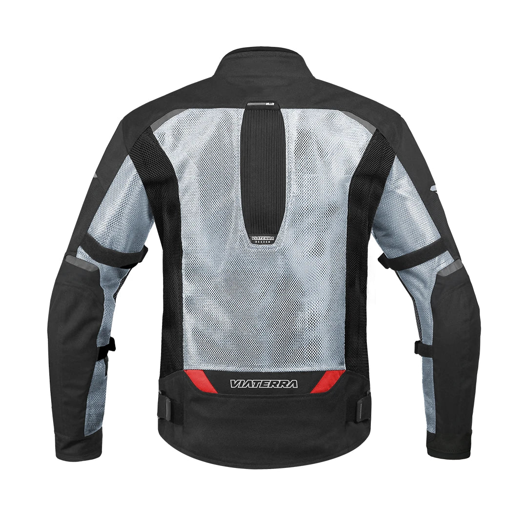 Miller – Street Mesh Riding Jacket With Liners - Red