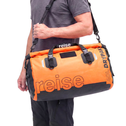 Drypak - Waterproof Motorcycle Tailbag 40L (Orange)