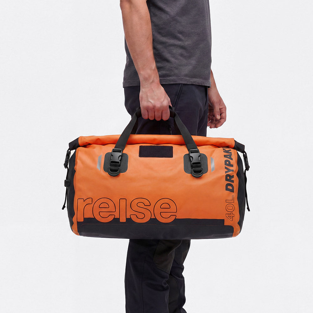 Drypak - Waterproof Motorcycle Tailbag 40L (Orange)