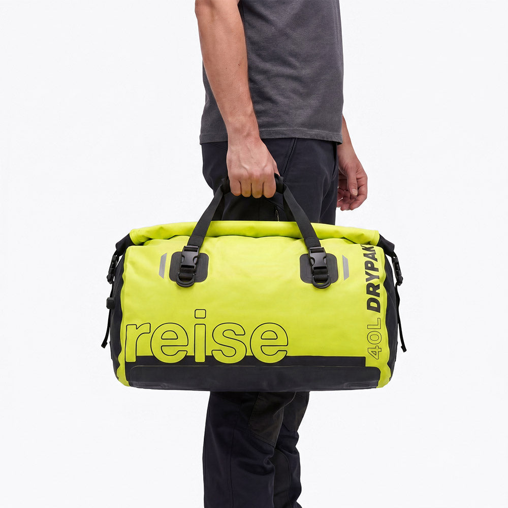 Drypak - Waterproof Motorcycle Tailbag 40L (Fluo Green)