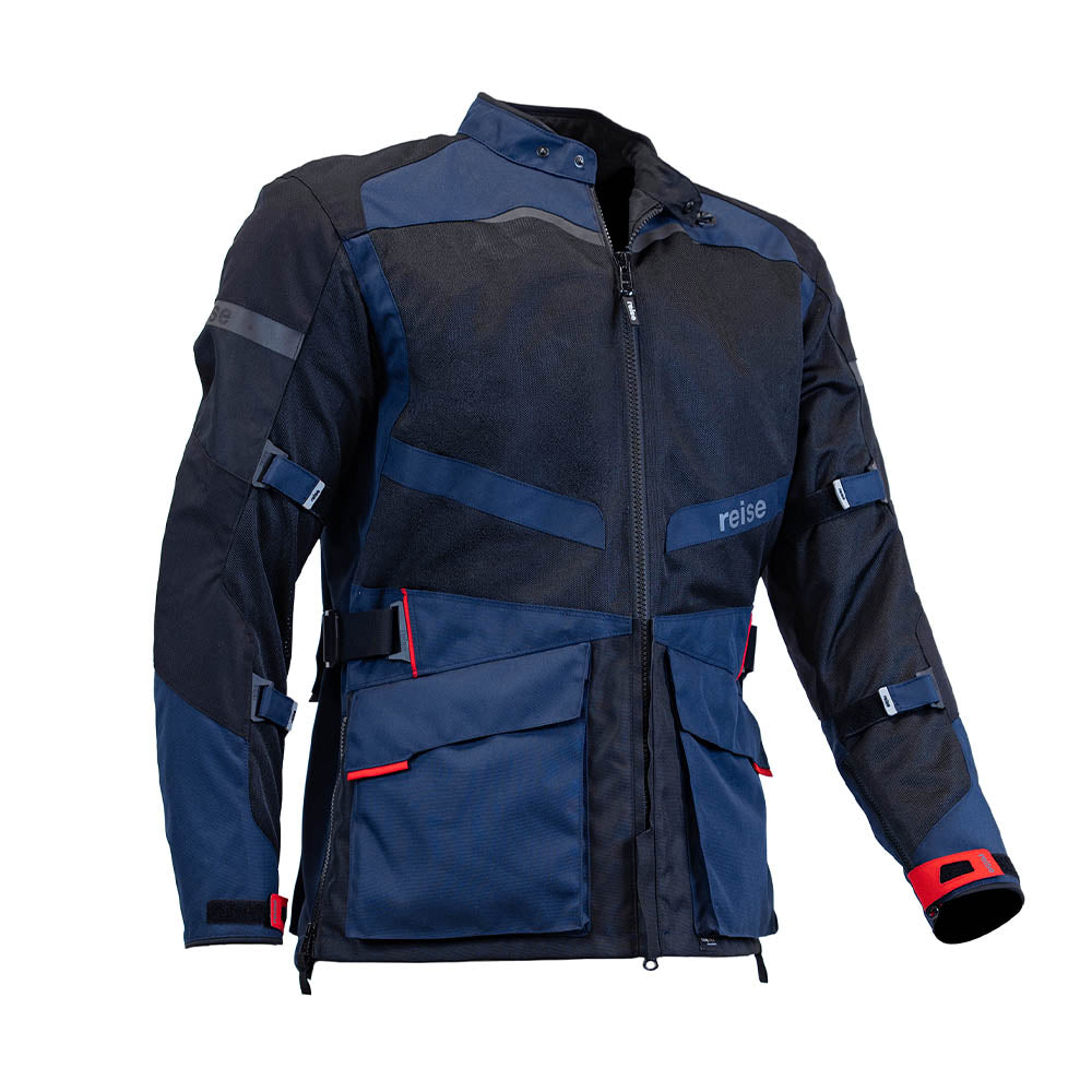 PineAir - Summer Adventure Touring Jacket (Blue) – Reise Moto PineAir - Summer Adventure Touring Jacket (Blue) – Reise Moto