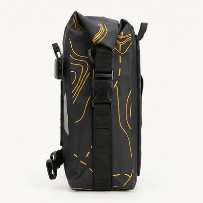 Crash Bar Bag - Water Repellent Motorcycle Luggage 6L (Black)