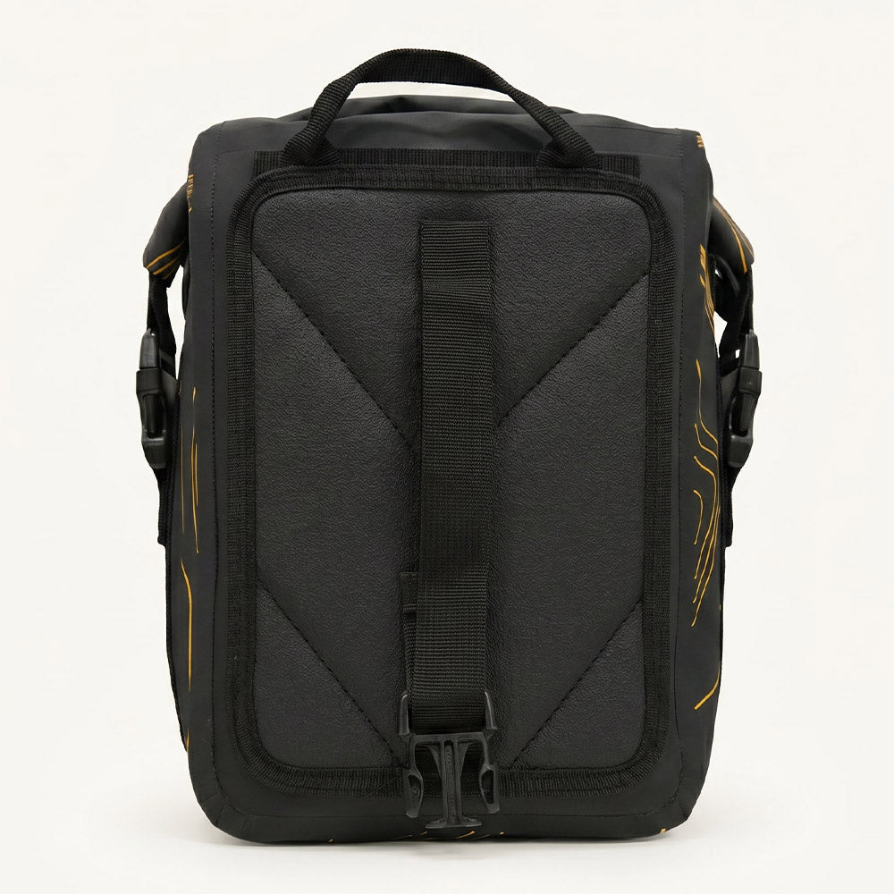 Crash Bar Bag - Water Repellent Motorcycle Luggage 6L (Black)