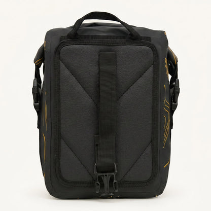 Crash Bar Bag - Water Repellent Motorcycle Luggage 6L (Black)