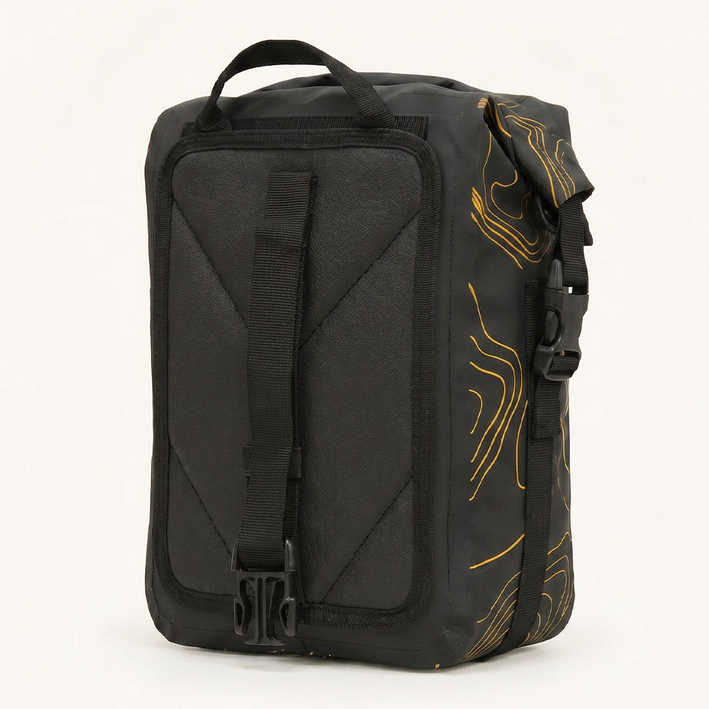 Crash Bar Bag - Water Repellent Motorcycle Luggage 6L (Black)