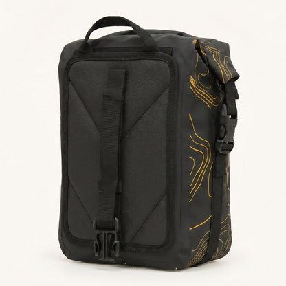Crash Bar Bag - Water Repellent Motorcycle Luggage 6L (Black)