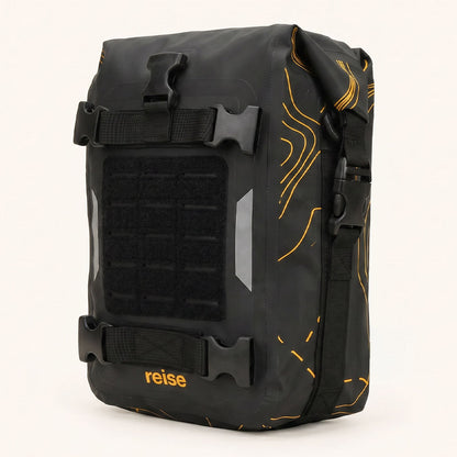 Crash Bar Bag - Water Repellent Motorcycle Luggage 6L (Black)