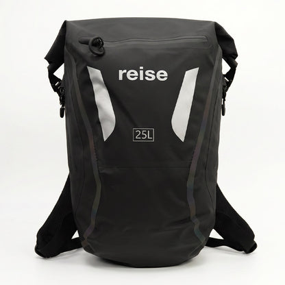 Dry Bagpack - Waterproof Motorcycle Luggage 25L (Black)