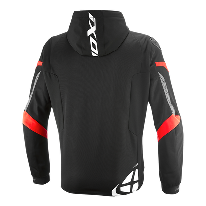 Pulsion Air - Hard Mesh Motorcycle Riding Jacket (Black/White/Bright Red)