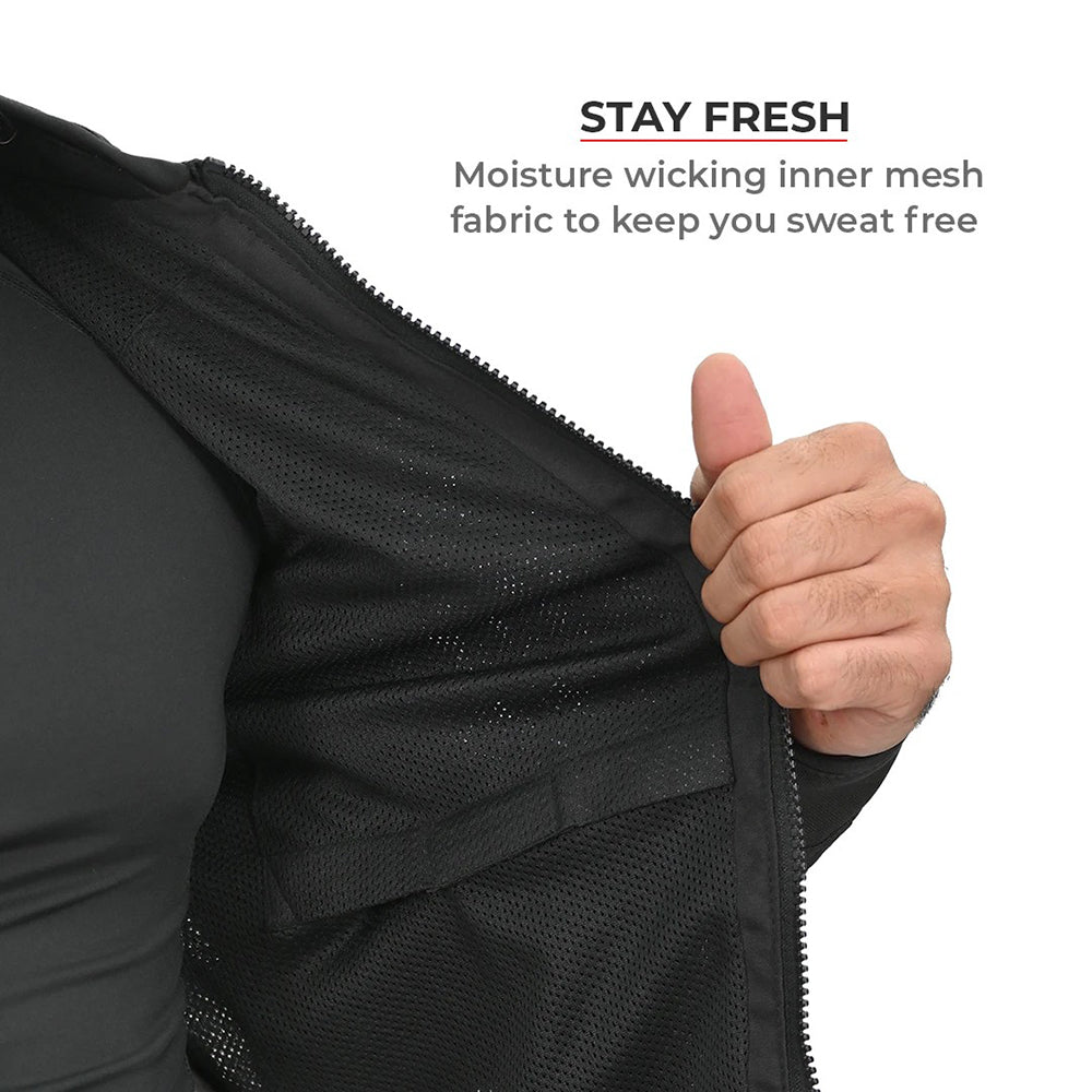 Miller Street - Mesh Riding Jacket (Black)