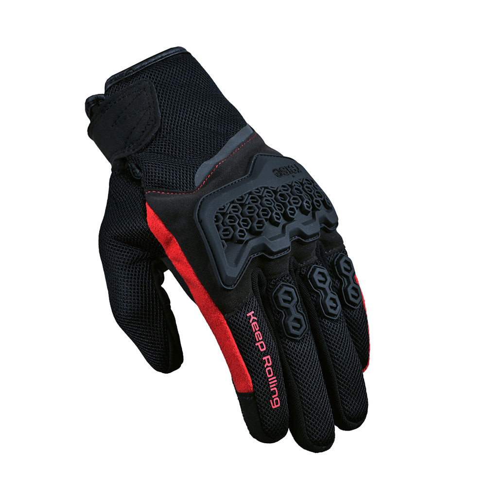Strada - Urban Riding Gloves (Red)