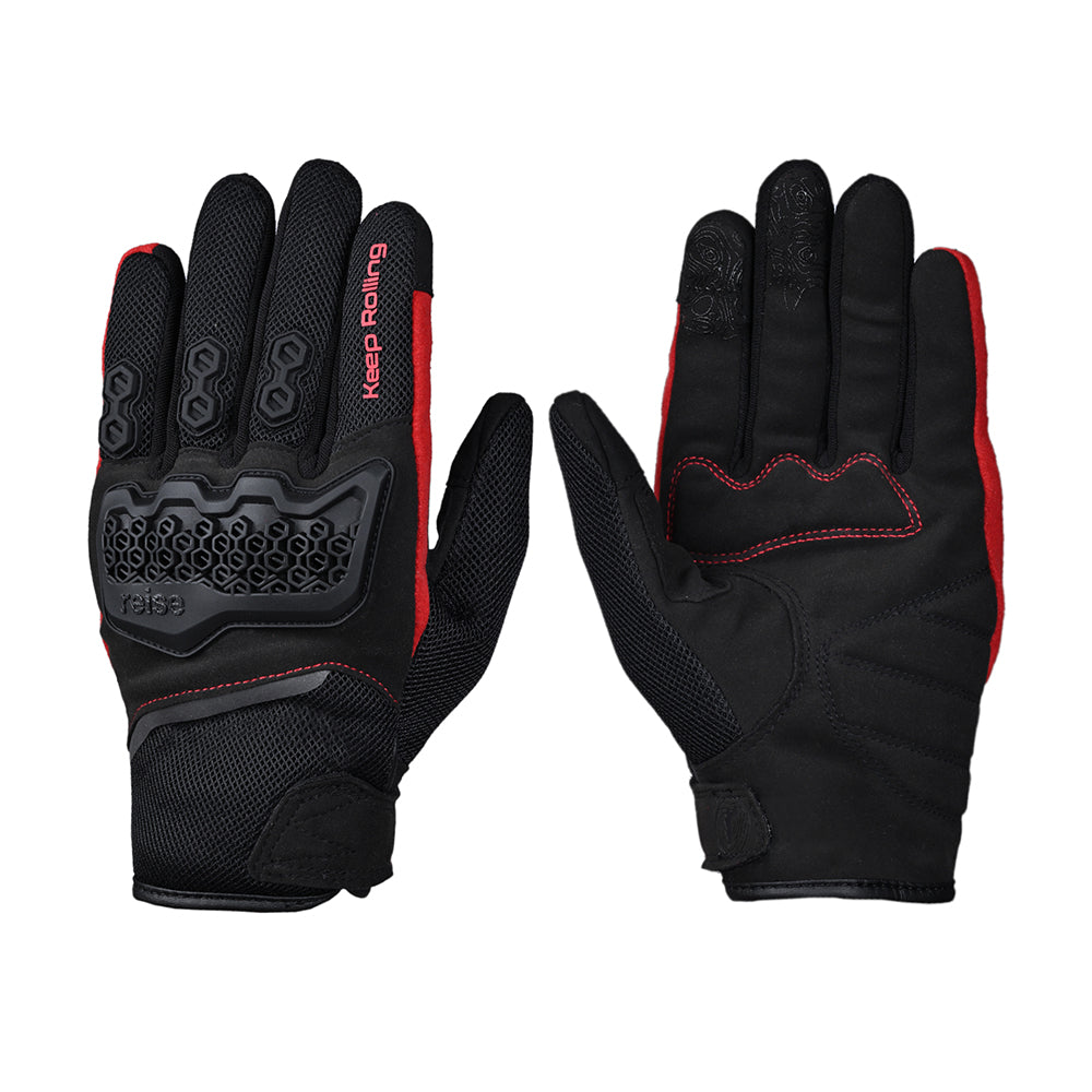 Strada - Urban Riding Gloves (Red)