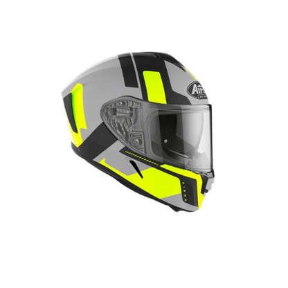 Spark Shogun - Motorcycle Riding Helmet (Matt Yellow)