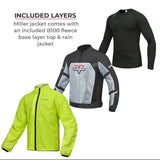 Miller – Street Mesh Riding Jacket With Liners - Black