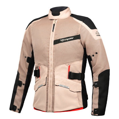 M-Njord - Adventure Touring Jacket (Sand / Black/ Red)