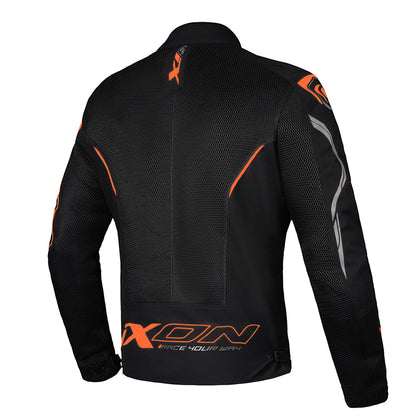 Flicker - All Weather Riding Jacket (Black/Orange)