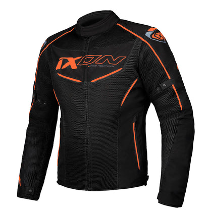 Flicker - All Weather Riding Jacket (Black/Orange)