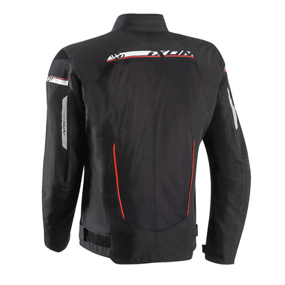 T-Rex - All Weather Riding Jacket (Black/White/Red)